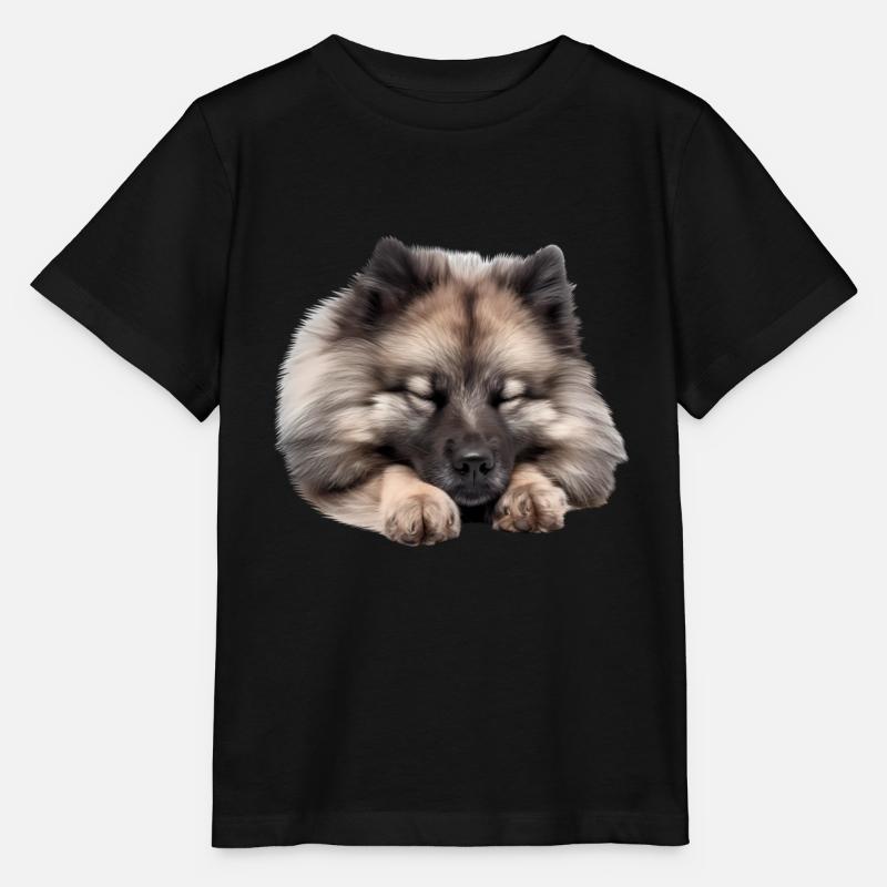 Keeshond - Stanley/Stella Kinder T-Shirt MINI CREATOR - Schwarz