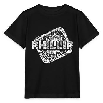Phillip als Geburt - Stanley/Stella Kinder T-Shirt MINI CREATOR  - Schwarz - Vorne - Mikhail (115cm)