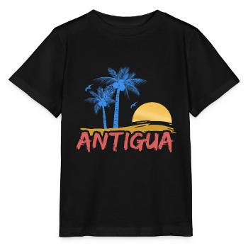 Antigua Beach - Stanley/Stella MINI CREATOR Kids’ T-Shirt - black - Front - Mikhail (115cm)
