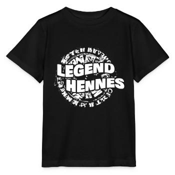 Hennes - Stanley/Stella Kinder T-Shirt MINI CREATOR  - Schwarz - Vorne - Mikhail (115cm)