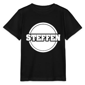 Steffen - Stanley/Stella Kinder T-Shirt MINI CREATOR  - Schwarz - Vorne - Mikhail (115cm)