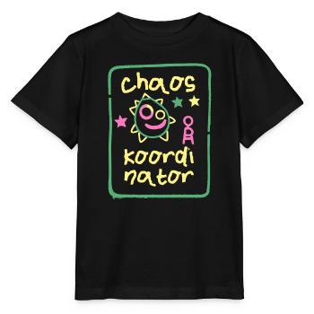 Erzieherin Chaos Koordinator Tagesmutter Kita - Stanley/Stella Kinder T-Shirt MINI CREATOR  - Schwarz - Vorne - Mikhail (115cm)