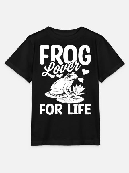 Froschliebhaber Fürs Leben, - Stanley/Stella Kinder T-Shirt MINI CREATOR - Schwarz