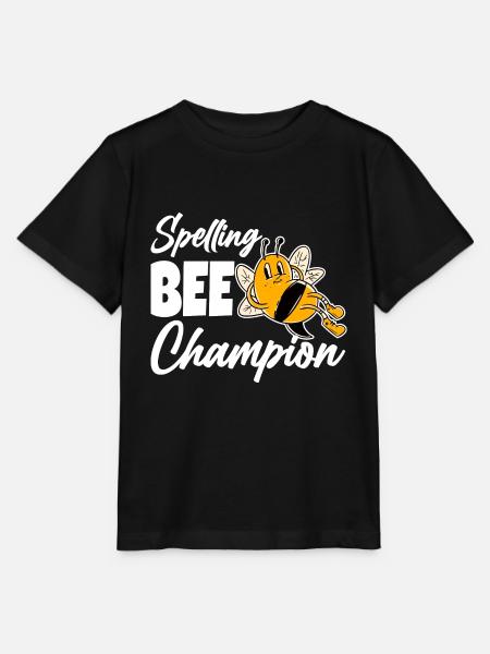 Spelling Bee Champ 2 - Stanley/Stella Kinder T-Shirt MINI CREATOR - Schwarz