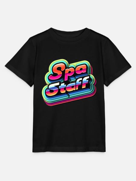 Spa Staff 8 - Stanley/Stella Kinder T-Shirt MINI CREATOR - Schwarz