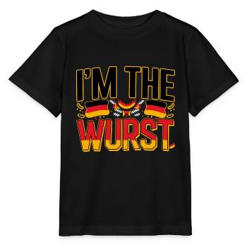 I'm The Wurst 4 - Stanley/Stella Kinder T-Shirt MINI CREATOR  - Schwarz - Vorne - Mikhail (115cm)