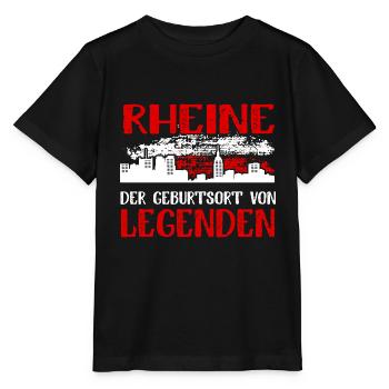 Rheine Der Geburtsort Von Legenden - Stanley/Stella Kinder T-Shirt MINI CREATOR  - Schwarz - Vorne - Mikhail (115cm)