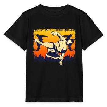 Freerunning Freerunner Parkour - T-shirt bio MINI CREATOR Stanley/Stella Enfant - noir - Devant - Mikhail (115cm)