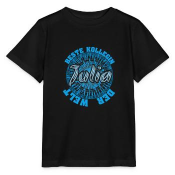 Vorname Julia - Stanley/Stella Kinder T-Shirt MINI CREATOR  - Schwarz - Vorne - Mikhail (115cm)