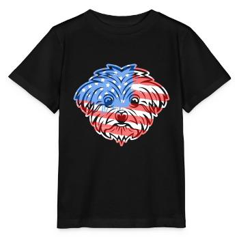 Maltese Maltese Flag - Stanley/Stella MINI CREATOR Kids’ T-Shirt - black - Front - Mikhail (115cm)
