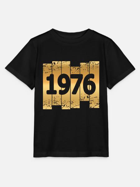 Jahr 1976 - Stanley/Stella Kinder T-Shirt MINI CREATOR - Schwarz