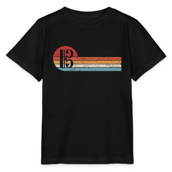 Alto clef alto alto retro clef - T-shirt bio MINI CREATOR Stanley/Stella Enfant - noir - Devant - Mikhail (115cm)