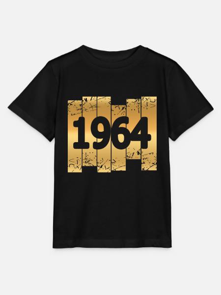 Gold 1964 - Stanley/Stella Kinder T-Shirt MINI CREATOR - Schwarz