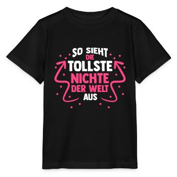 Tollster Nichte Der Welt - Stanley/Stella Kinder T-Shirt MINI CREATOR  - Schwarz - Vorne - Mikhail (115cm)