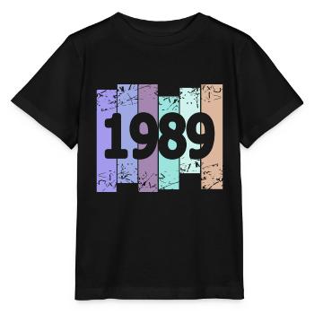 1989 - Stanley/Stella MINI CREATOR Kids’ T-Shirt - black - Front - Mikhail (115cm)