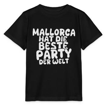 Mallorca als Urlaubsland - Stanley/Stella Kinder T-Shirt MINI CREATOR  - Schwarz - Vorne - Mikhail (115cm)