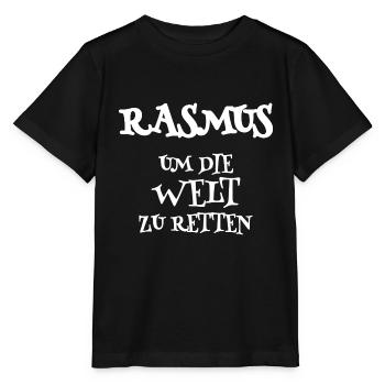 Retter Rasmus - Stanley/Stella Kinder T-Shirt MINI CREATOR  - Schwarz - Vorne - Mikhail (115cm)