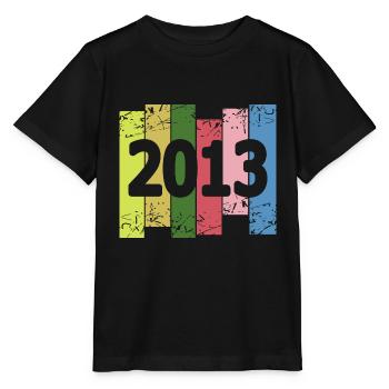 Farbenfroh 2013 - Stanley/Stella Kinder T-Shirt MINI CREATOR  - Schwarz - Vorne - Mikhail (115cm)