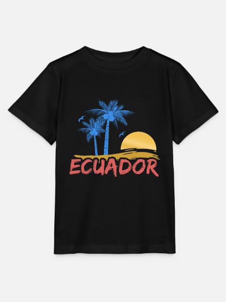 Strand Ecuador - Stanley/Stella Kinder T-Shirt MINI CREATOR - Schwarz