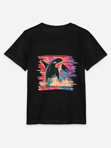Orca - Stanley/Stella Kinder T-Shirt MINI CREATOR - Schwarz