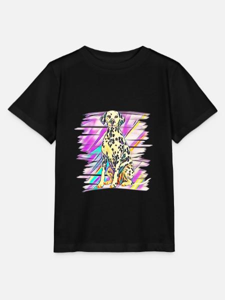 Dalmatiner - Stanley/Stella Kinder T-Shirt MINI CREATOR - Schwarz