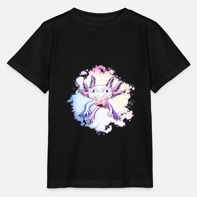 Axolotl - T-shirt bio MINI CREATOR Stanley/Stella Enfant - noir