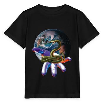 snakes - Stanley/Stella MINI CREATOR Kids’ T-Shirt - black - Front - Mikhail (115cm)