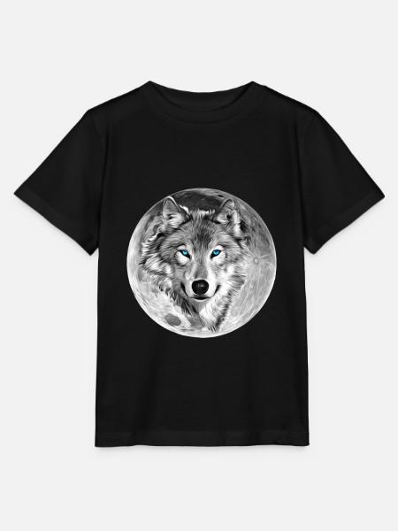 Wolf - Stanley/Stella Kinder T-Shirt MINI CREATOR  - Schwarz