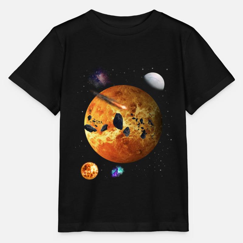 Espace - T-shirt bio MINI CREATOR Stanley/Stella Enfant - noir