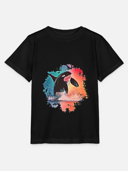 Orca - Stanley/Stella Kinder T-Shirt MINI CREATOR - Schwarz