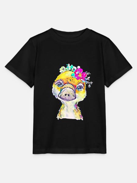 Schnabeltier - Stanley/Stella Kinder T-Shirt MINI CREATOR  - Schwarz