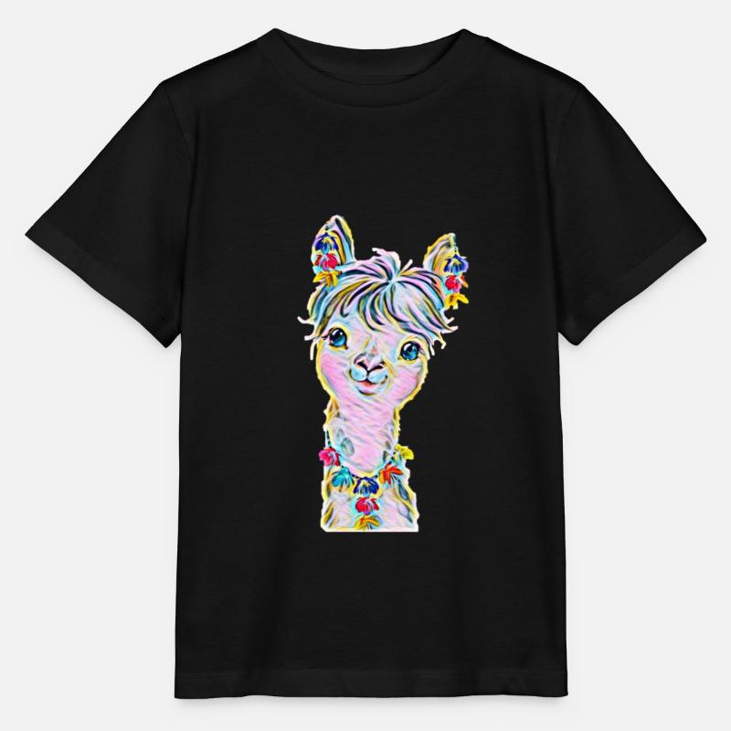 Lama - Stanley/Stella Kinder T-Shirt MINI CREATOR  - Schwarz