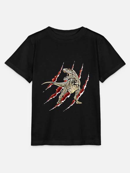 Tyrannosaurus Rex - Stanley/Stella Kinder T-Shirt MINI CREATOR - Schwarz