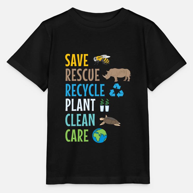 Environnement écologiste - T-shirt bio MINI CREATOR Stanley/Stella Enfant - noir