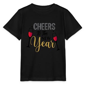 Bravo Nouvel An Nouvel An Noël - T-shirt bio MINI CREATOR Stanley/Stella Enfant - noir - Devant - Mikhail (115cm)