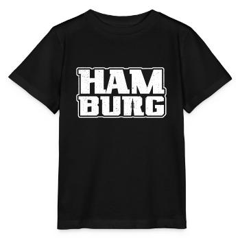 Hambourg Design Ville hanséatique Souvenir Hambourg - T-shirt bio MINI CREATOR Stanley/Stella Enfant - noir - Devant - Mikhail (115cm)
