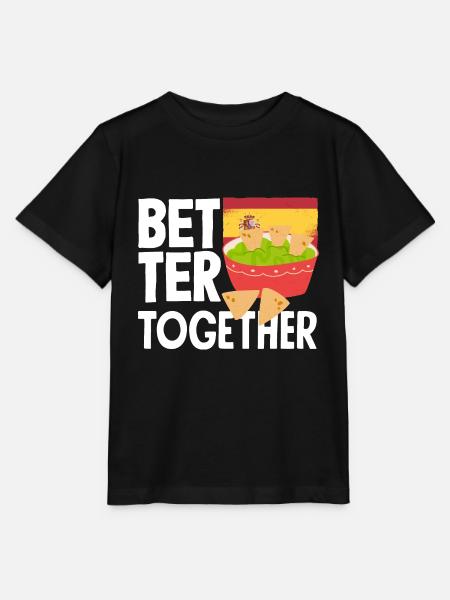 Taco Design for a Mexican Food Lover with Spanish - Stanley/Stella T-shirt MINI CREATOR til børn - sort
