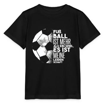 Fußball Ist Meine Leidenschaft - Stanley/Stella Kinder T-Shirt MINI CREATOR  - Schwarz - Vorne - Mikhail (115cm)