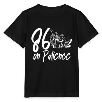 86 On Patience 2 - Stanley/Stella Kinder T-Shirt MINI CREATOR  - Schwarz - Vorne - Mikhail (115cm)