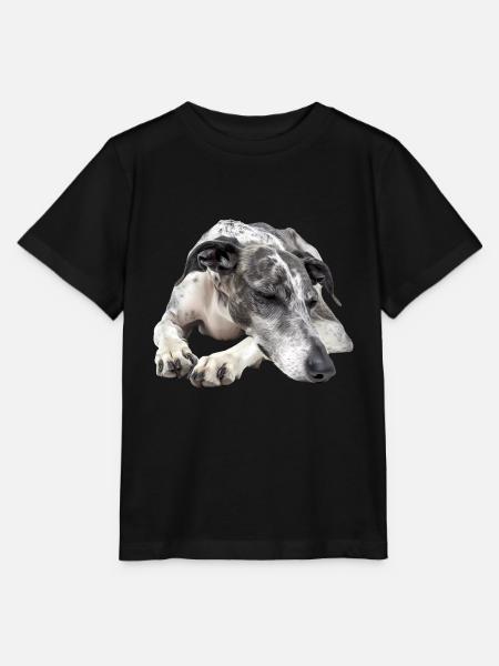 Greyhound - Stanley/Stella Kinder T-Shirt MINI CREATOR  - Schwarz