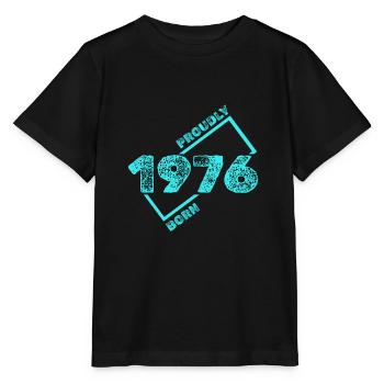Idée cadeau 1976 - T-shirt bio MINI CREATOR Stanley/Stella Enfant - noir - Devant - Mikhail (115cm)