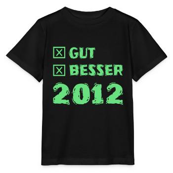 Besser 2012 - Stanley/Stella Kinder T-Shirt MINI CREATOR  - Schwarz - Vorne - Mikhail (115cm)