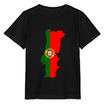 Portugal - Stanley/Stella MINI CREATOR Kids’ T-Shirt - black - Front - Mikhail (115cm)