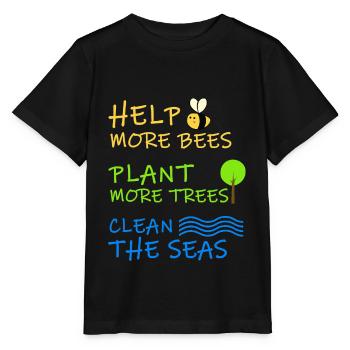 Chemise environnementale cadeau écologique - T-shirt bio MINI CREATOR Stanley/Stella Enfant - noir - Devant - Mikhail (115cm)