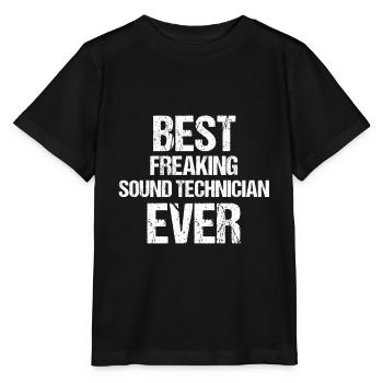 Tontechniker Mischpult Bestes Geschenk - Stanley/Stella Kinder T-Shirt MINI CREATOR  - Schwarz - Vorne - Mikhail (115cm)
