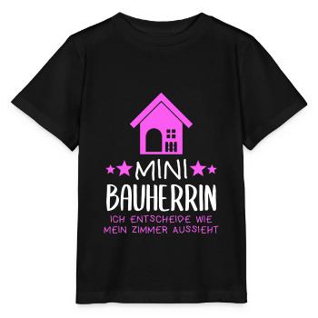 Maître d’ouvrage Chef d’ouvrage Fête de référence Cadeau drôle - T-shirt bio MINI CREATOR Stanley/Stella Enfant - noir - Devant - Mikhail (115cm)
