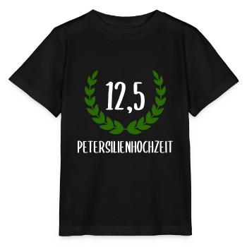 Petersilienhochzeit Petersilien Jahrestag Geschenk - Stanley/Stella Kinder T-Shirt MINI CREATOR  - Schwarz - Vorne - Mikhail (115cm)