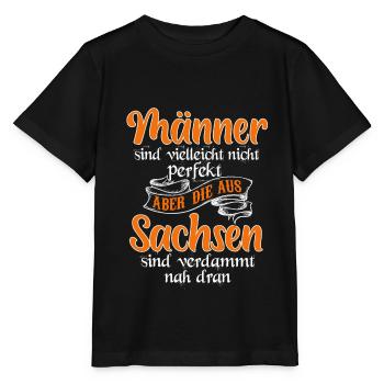 Sachsen Dresden Ostalgie Geschenk - Stanley/Stella Kinder T-Shirt MINI CREATOR  - Schwarz - Vorne - Mikhail (115cm)