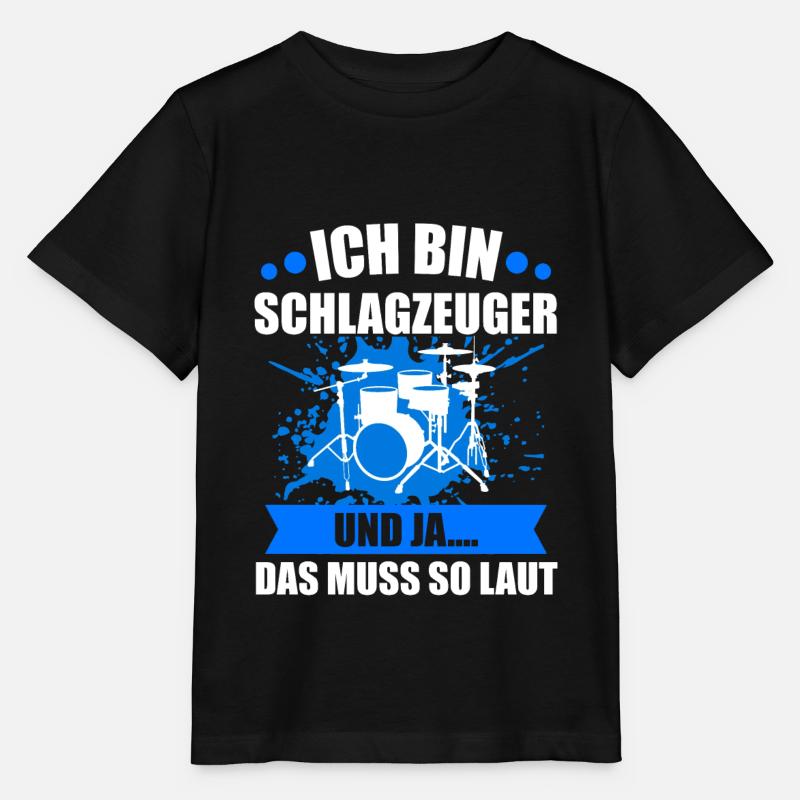 Schlagzeug Drummer Spruch Geschenk - Stanley/Stella Kinder T-Shirt MINI CREATOR  - Schwarz