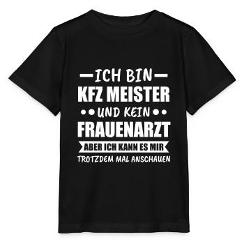 Kfz Meister Kfz Mechaniker Schrauben Geschenk - Stanley/Stella Kinder T-Shirt MINI CREATOR  - Schwarz - Vorne - Mikhail (115cm)